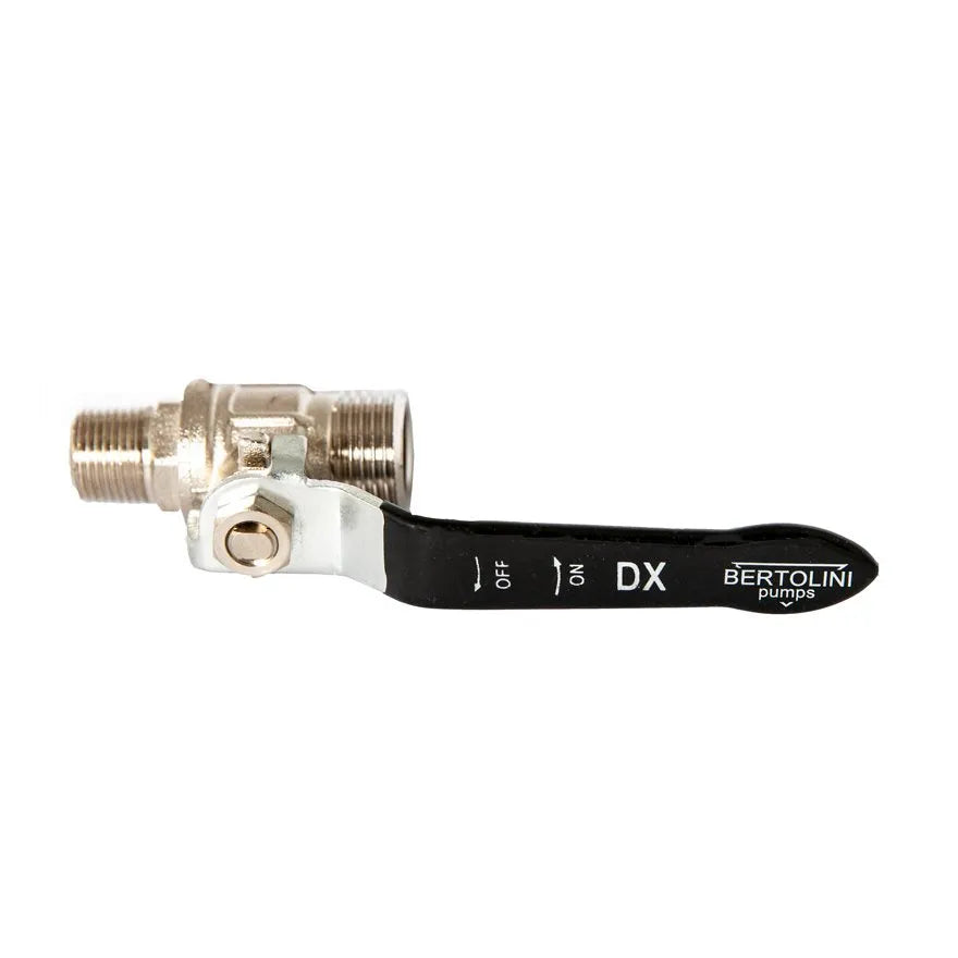 Valve Ball Brass 2 Way 1/2 Bertolini DX