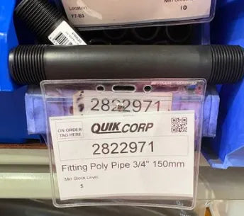 Fitting Poly Pipe 3/4" 150mm