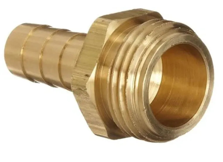 Fitting Nut & Tail 2" Hose Brass