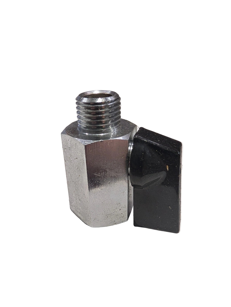 Valve Ball Brass Mini 2 way M/F 1/4"