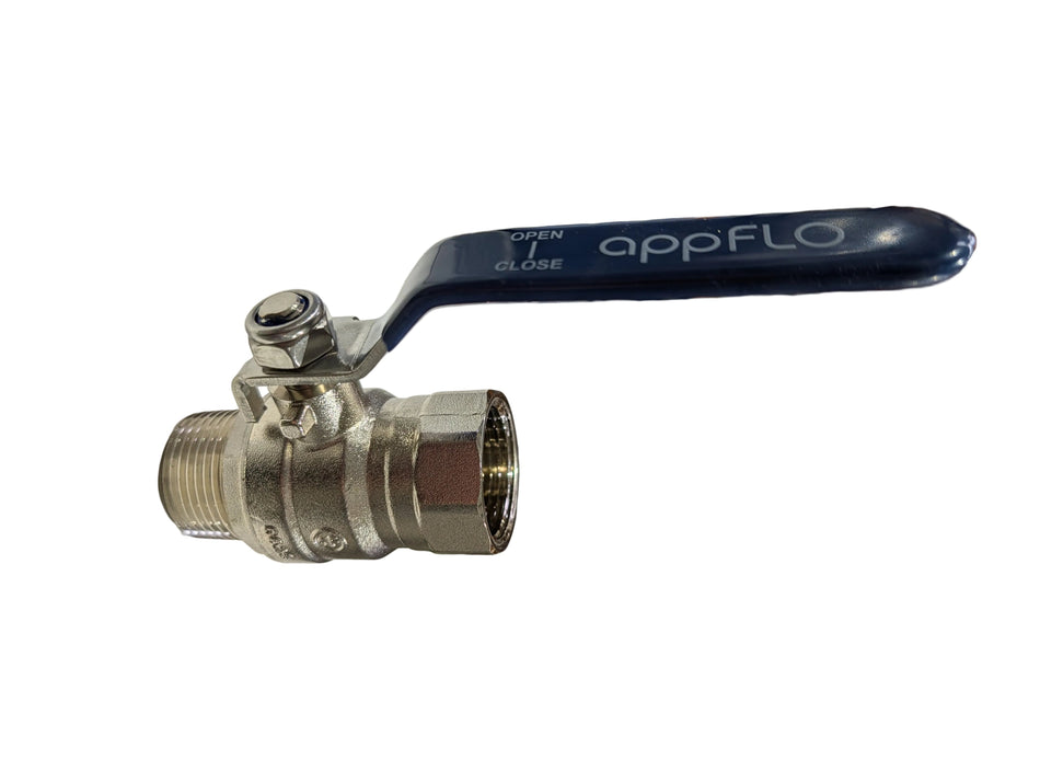 Valve Ball Brass 2 Way 1" M/F