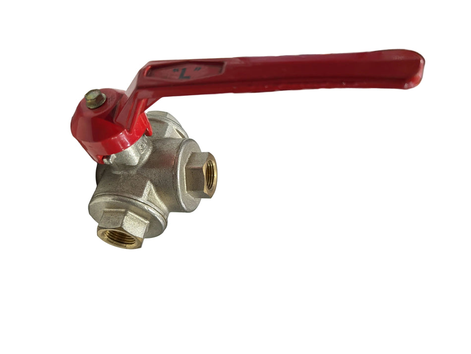 Valve 3/8" 3 Way L-Port