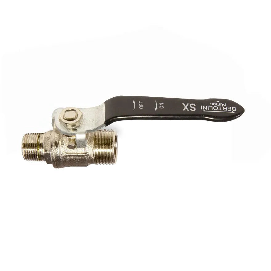 Valve Ball Brass 2 Way 1/2 Bertolini SX