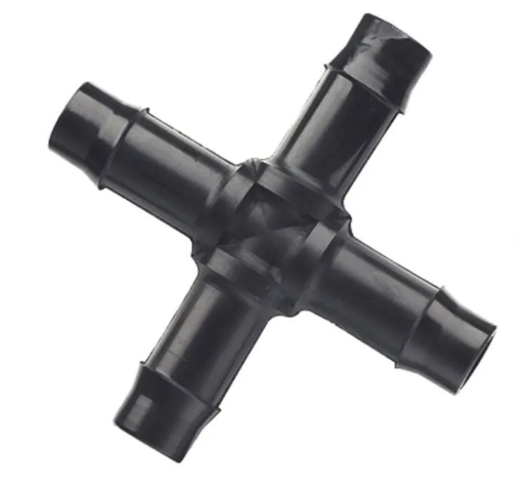 Poly Fitting 13mm Barb Cross