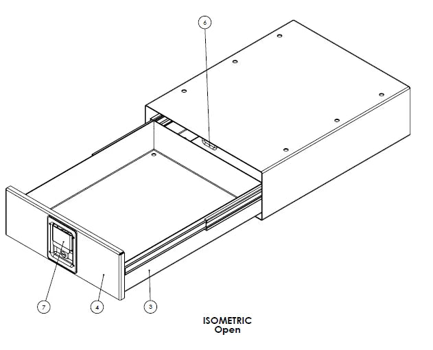 Drawer Under Reel RFR Assembly complete
